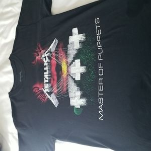Metallica master of puppets rock concert t shirt tee short sleeve